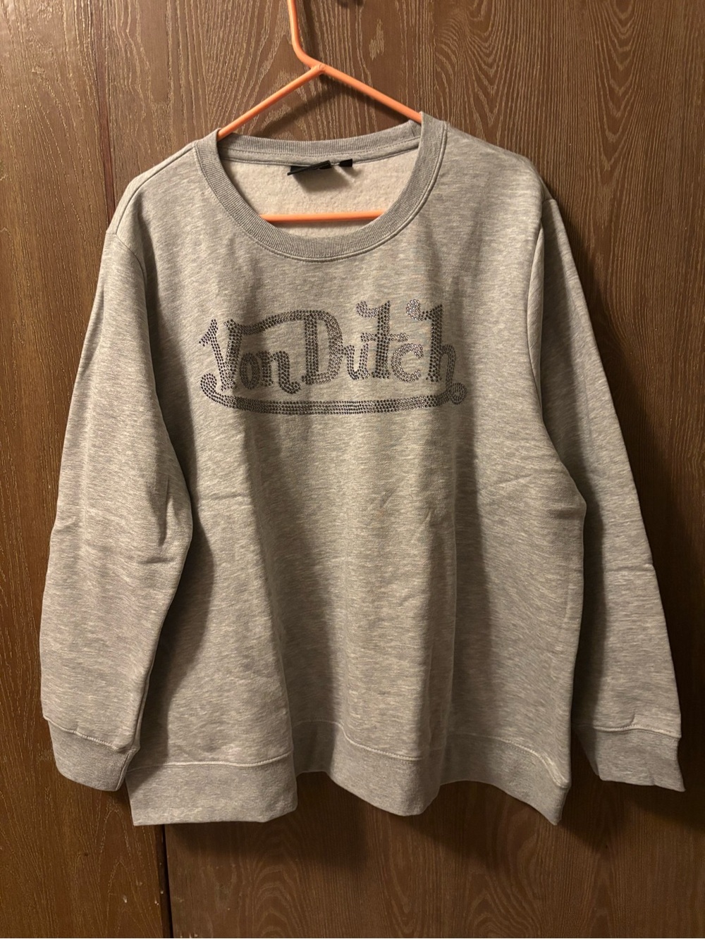 Von Dutch Gray Crewneck Sweatshirt